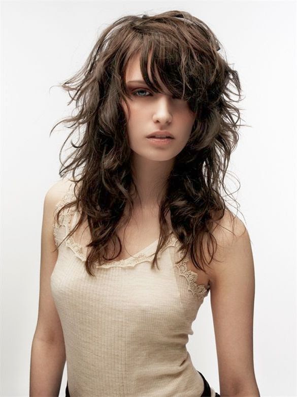 Stufenschnitt Glatte Haare